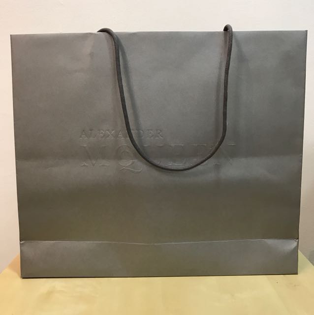 Alexander Mcqueen Paper Bag Alexander Mcqueen Paper Bag