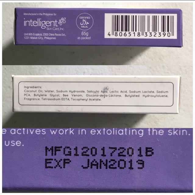 belo acne pro soap ingredients