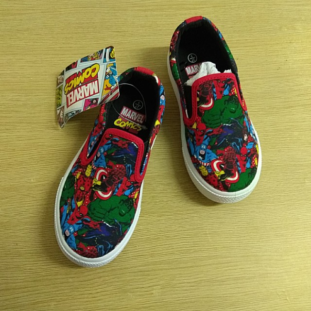 marvel canvas shoes