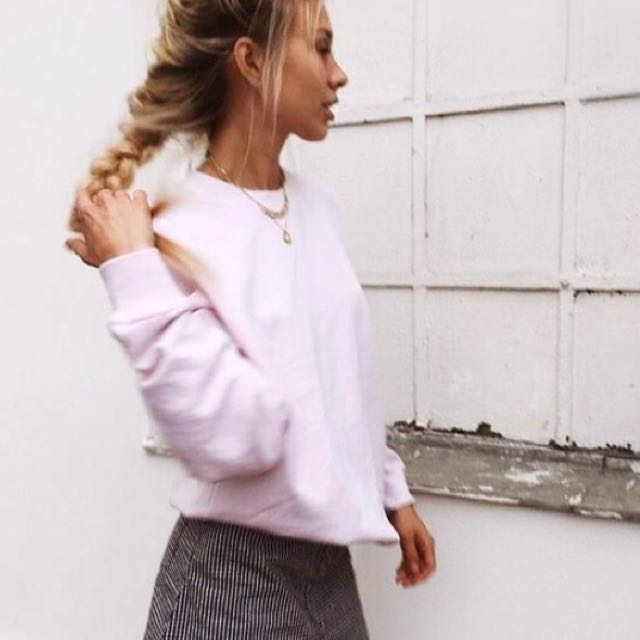 pink cardigan brandy melville