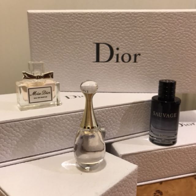 dior sample set