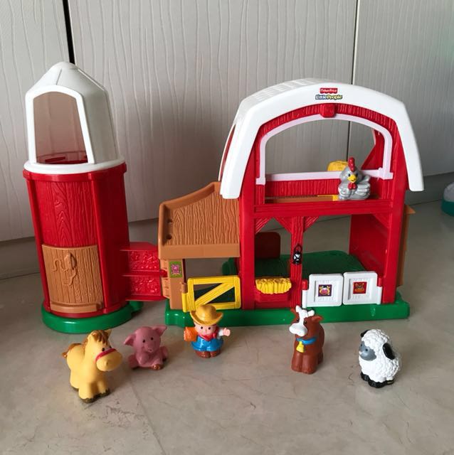 Fisher Price Little People Farm W Animal Sounds Babies Kids