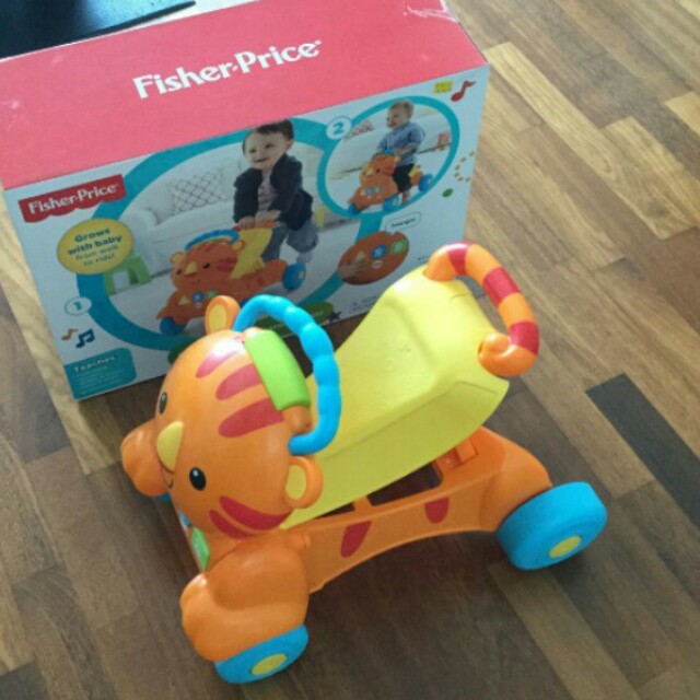 Fisher price stride to ride clearance musical tiger