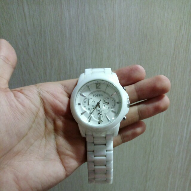 Fossil Ceramic Grand Watch 5012, Men's 