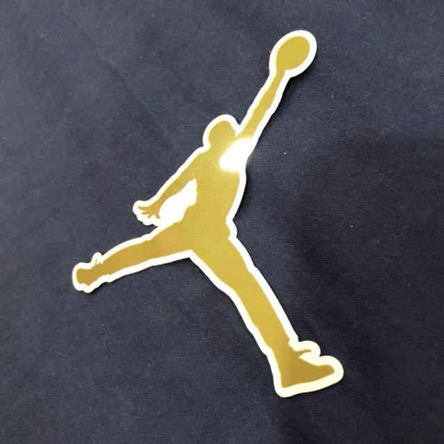 Gold Jordan Stickers!, Hobbies & Toys, Stationery & Craft, Craft