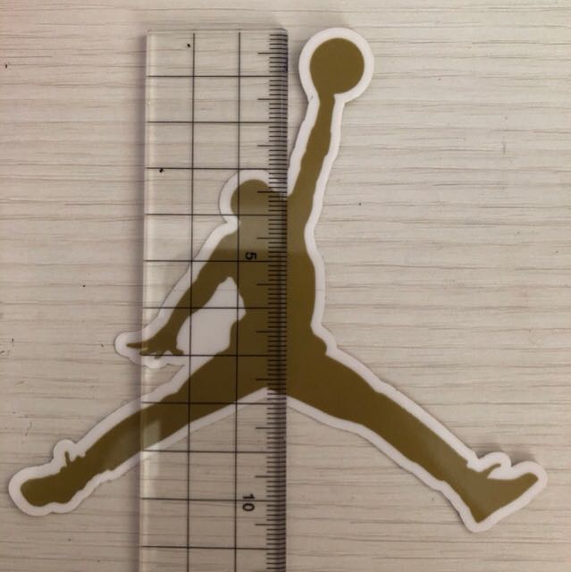 Gold Jordan Stickers!, Hobbies & Toys, Stationery & Craft, Craft