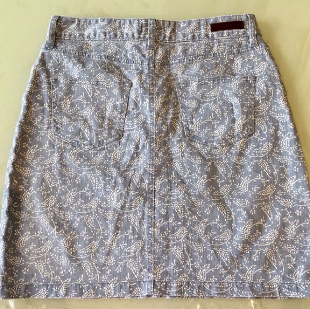 gorman denim skirt