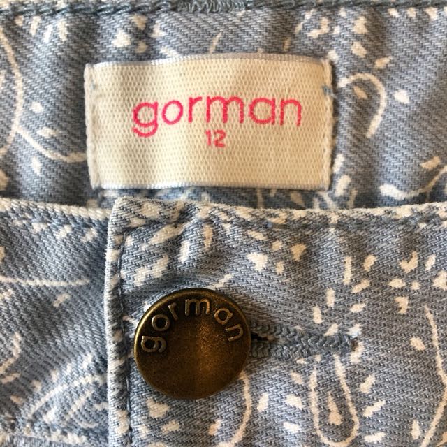 gorman denim skirt