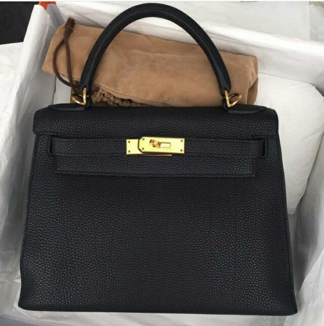 hermes kelly black 28