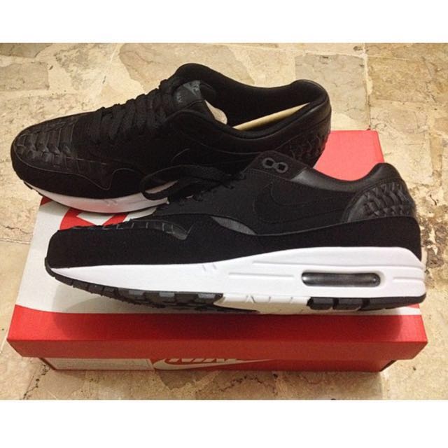 Nike Airmax 1 Woven Black White