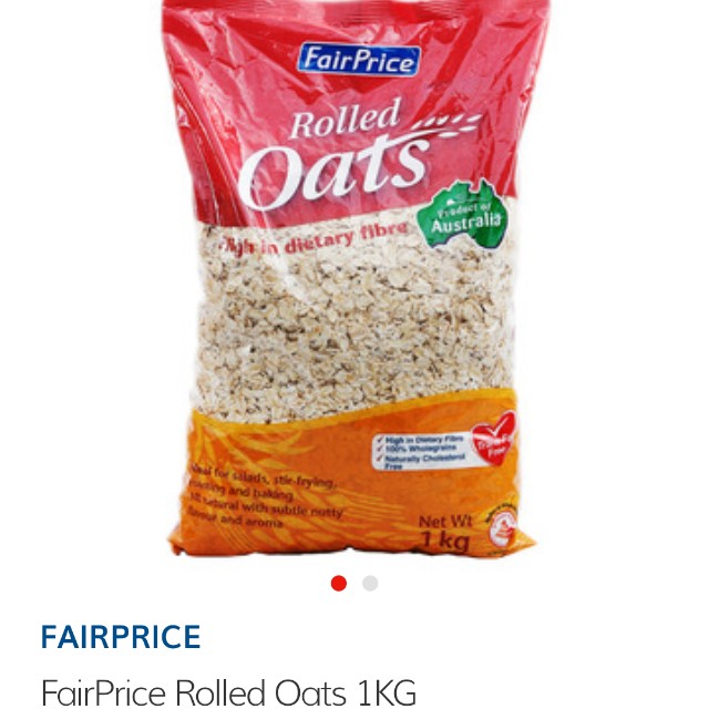 NTUC FairPrice Rolled Oats, Food & Drinks, Packaged & Instant Food on