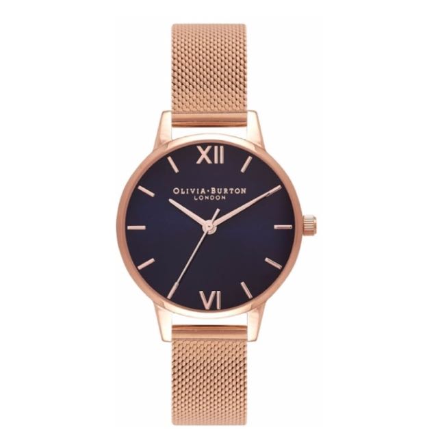 Olivia Burton Midnight Rose Gold Women S Fashion Watches On Carousell