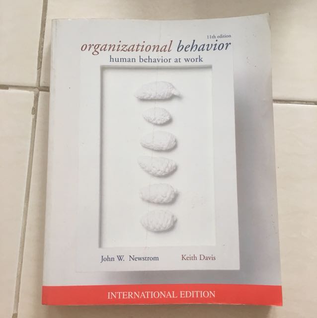 Organizational Behavior Human Behavior At Work Books Stationery Textbooks On Carousell
