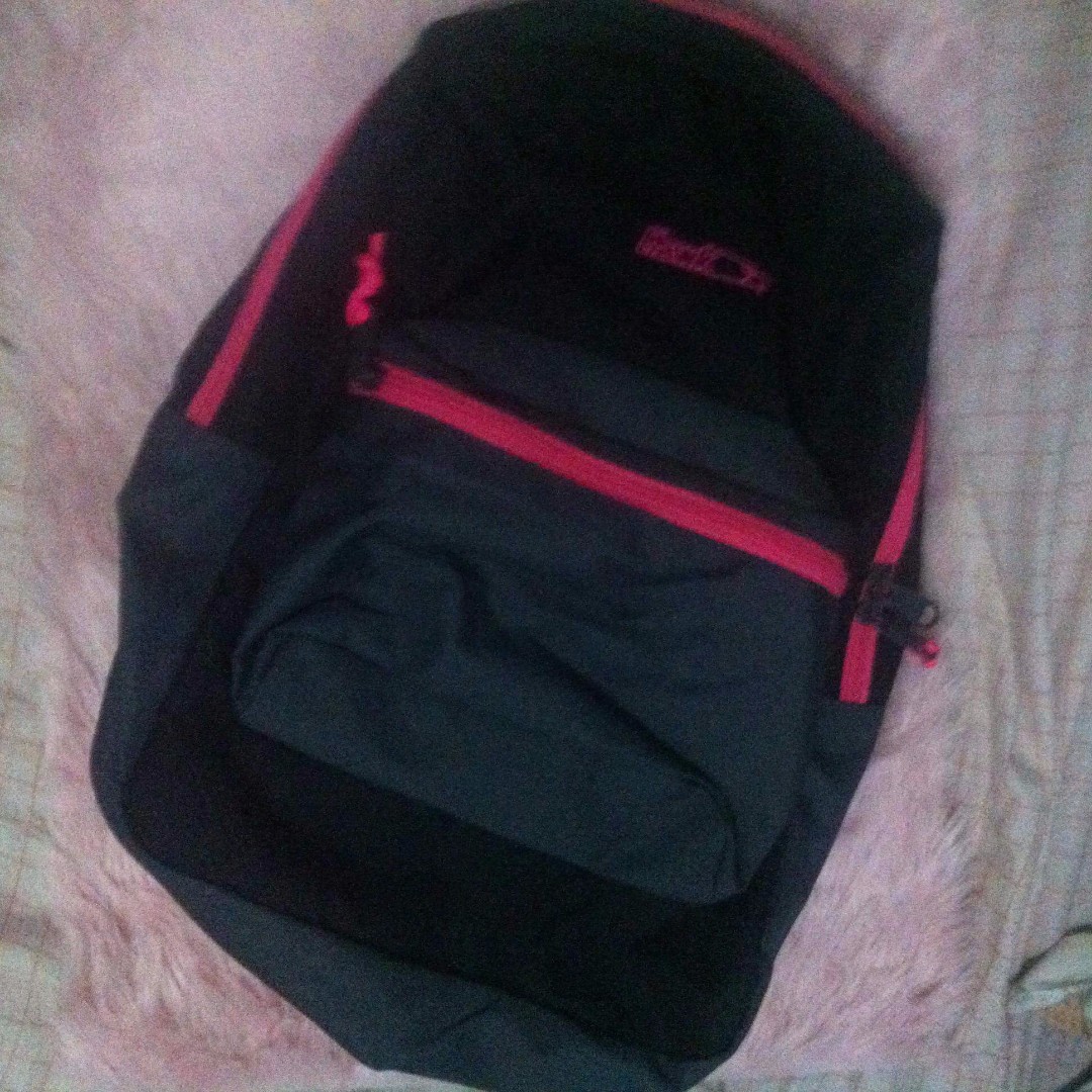 hawk bag pink and black