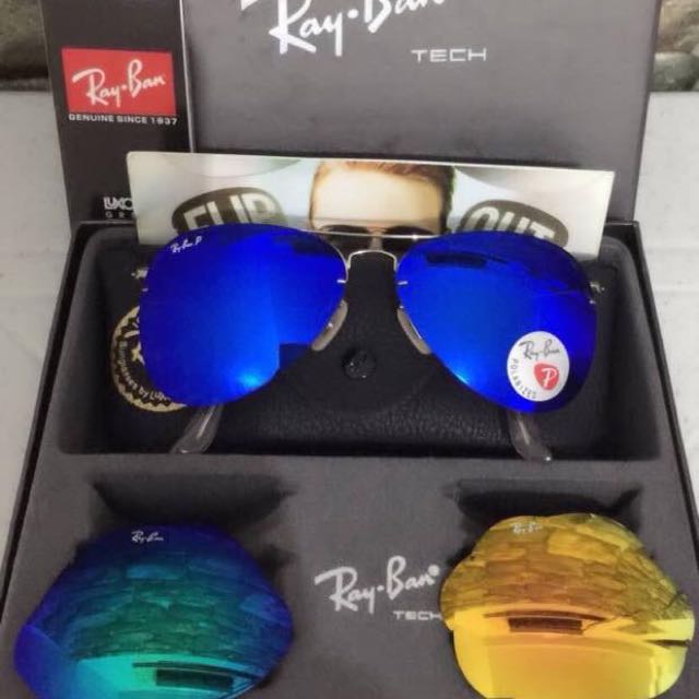 Rayban interchangeable lenses (replica), Men's Fashion, Watches &  Accessories, Sunglasses & Eyewear on Carousell