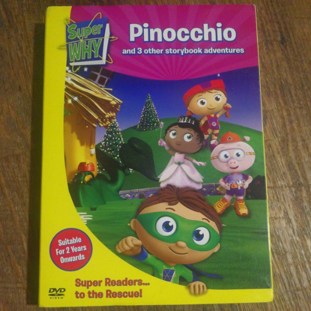 Super Why - Pinocchio DVD, Hobbies & Toys, Books & Magazines, Fiction ...