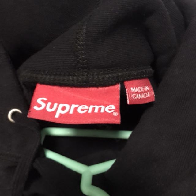 Supreme compact logo hoodie red online