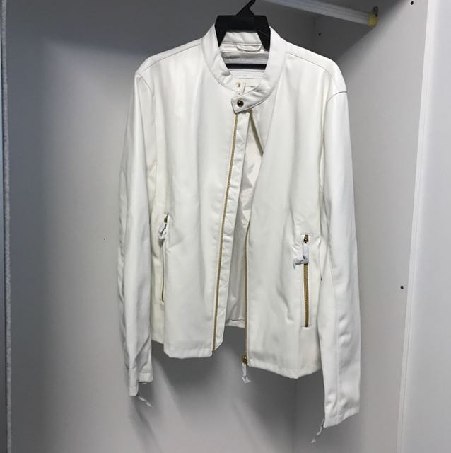 zara white jacket mens