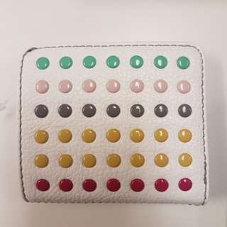 BNWT FOSSIL Madison Bifold White Multi Wallet