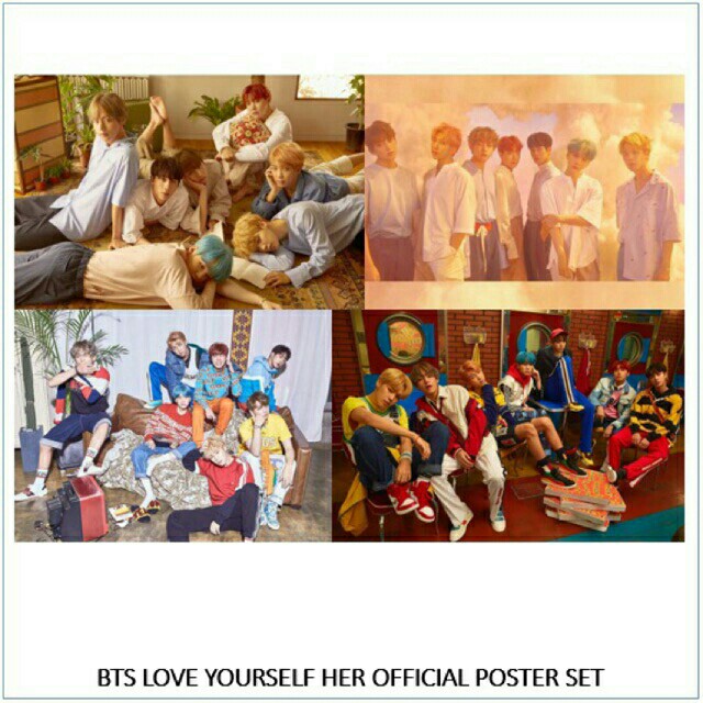 1 2 Wks Eta Bts Official Ly Her Posters K Wave On Carousell Meiyiyou kpop bts posters map of the soul 7: 1 2 wks eta bts official ly her posters