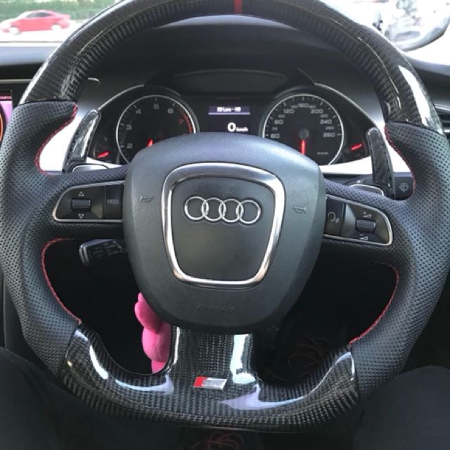 Flat bottom store steering wheel audi