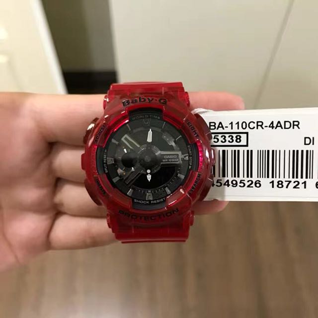 baby g shock maroon