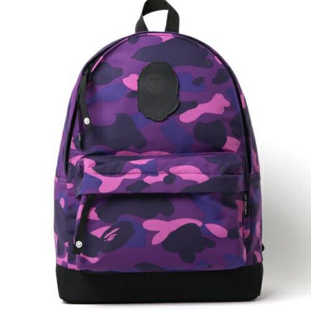 bape backpack purple