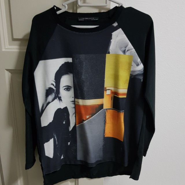 zara graphic shirt