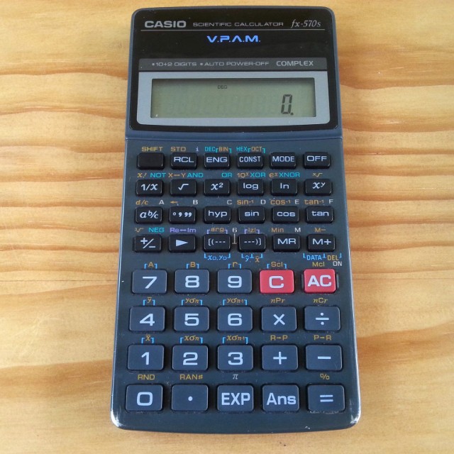 Casio fx570s clearance