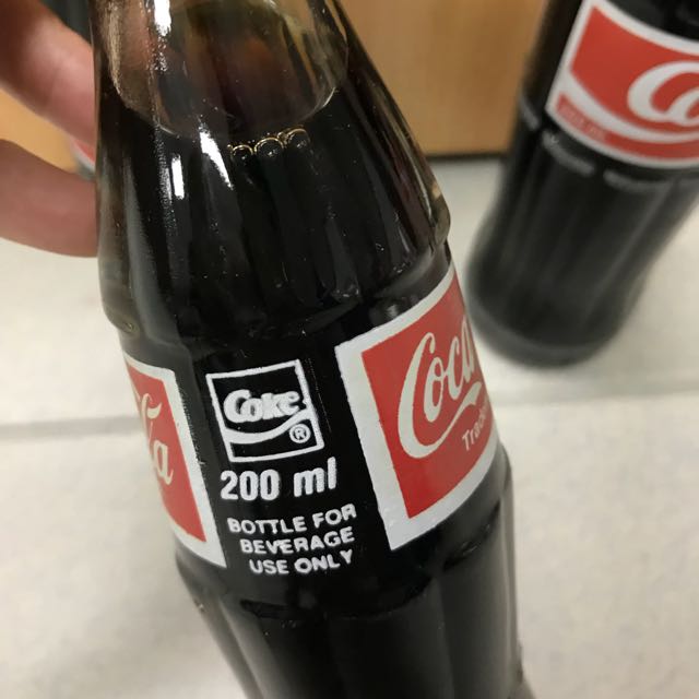 Coke Bottles In 3 Different sizes, Food & Drinks, Alcoholic Beverages
