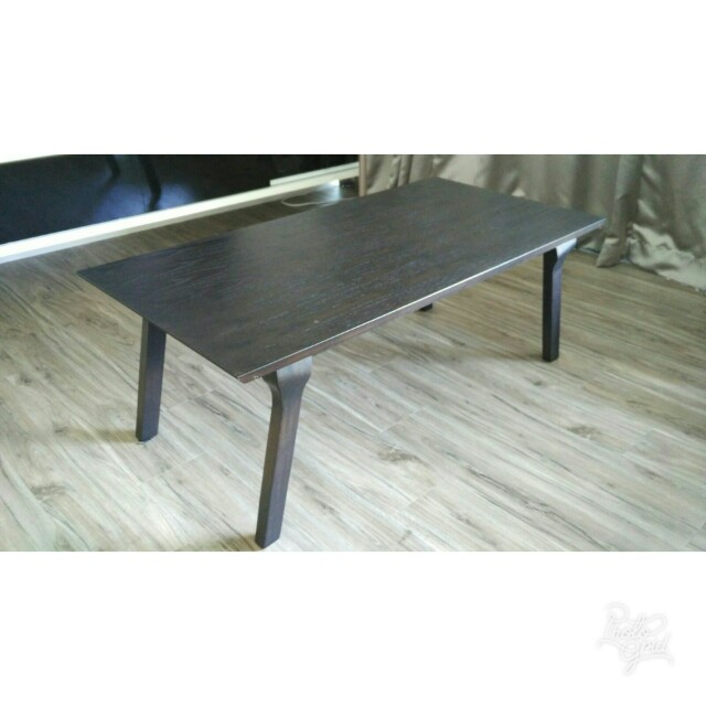 Courts Coffee Table in Walnut, Furniture, Tables & Chairs on Carousell
