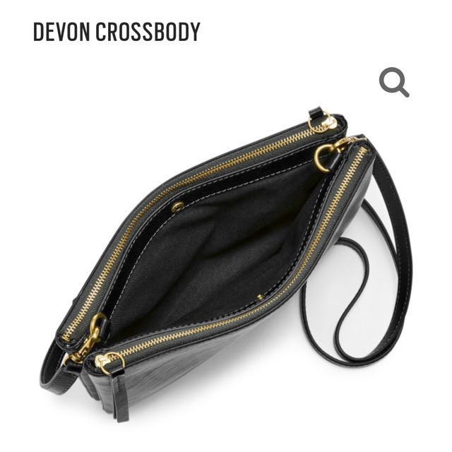 Fossil Devon Crossbody black Women s Fashion Bags Wallets Cross body Bags on Carousell