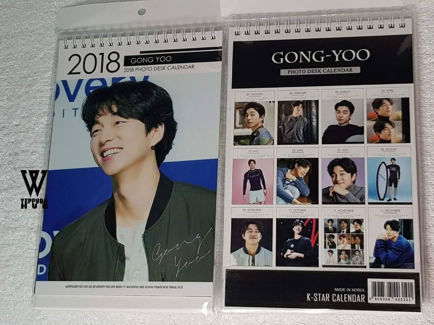 Gong Yoo 2018 2019 Desk Calendar Hobbies Toys Memorabilia