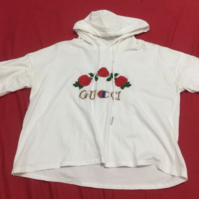 Gucci crop top hoodie new arrivals