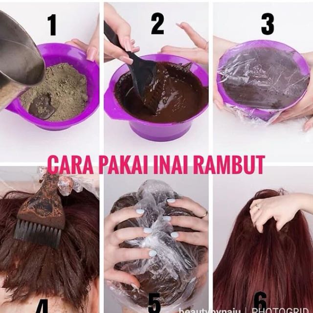  Inai rambut Health Beauty Hair Care on Carousell