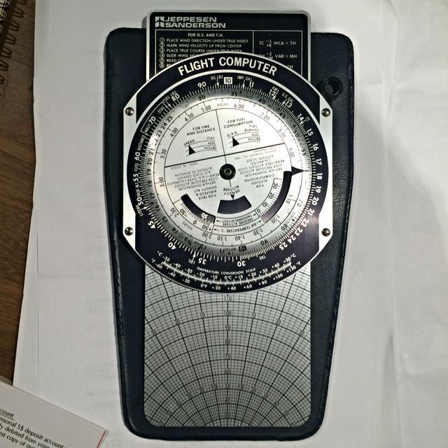 Jeppesen Sanderson Flight Computer Slide Graphic, Everything Else on ...
