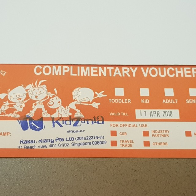 Kidzania kids ticket, Tickets & Vouchers, Event Tickets on Carousell