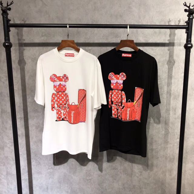 Louis Vuitton x Supreme Tee, Men's Fashion, Tops & Sets, Tshirts & Polo  Shirts on Carousell