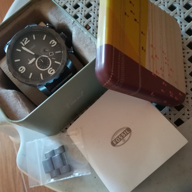 RUSH RUSH Fossil nate chronograph Men s Fashion Watches Accessories Watches on Carousell
