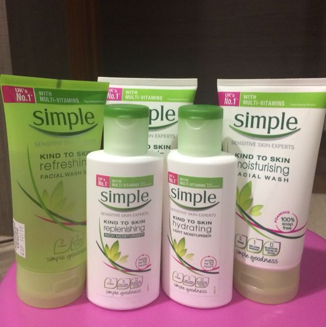 Simple Face Products Brand New Health Beauty Bath Body On Carousell