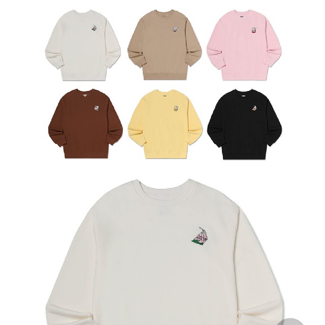 Spao X Seoul Milk Collaboration Sweater Hot Item From Korea Cute Design Couple Look Hobbies Toys Memorabilia Collectibles Fan Merchandise On Carousell