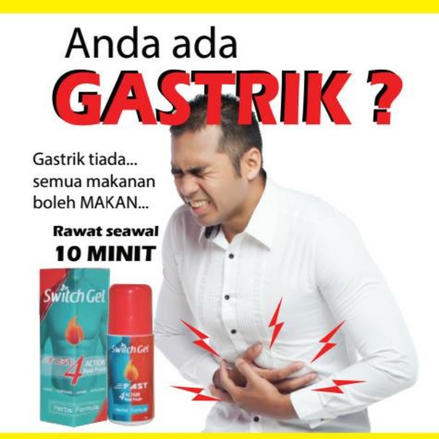 Switch Gel Penawar Masalah Gastrik Gerd Ulser Angin Pedih Ulu Hati Health Beauty Perfumes Nail Care Others On Carousell