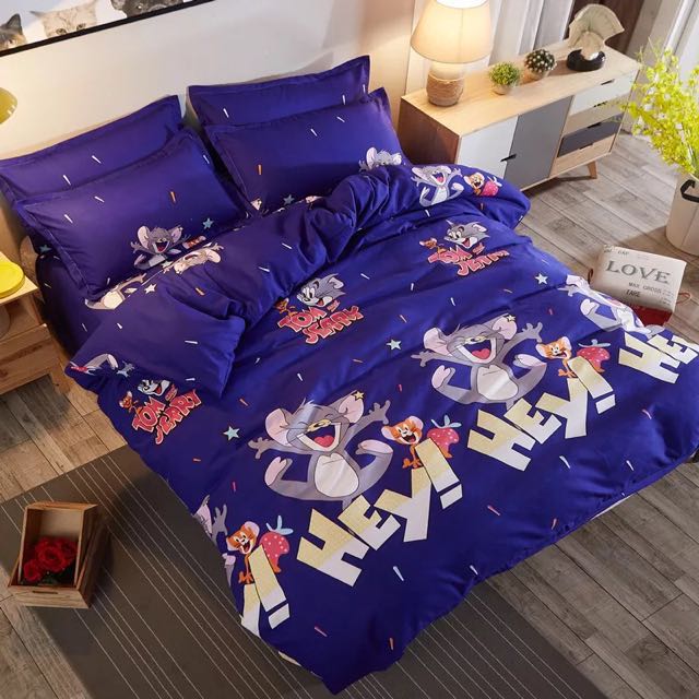 Tom And Jerry Bedsheet Set Furniture Others On Carousell