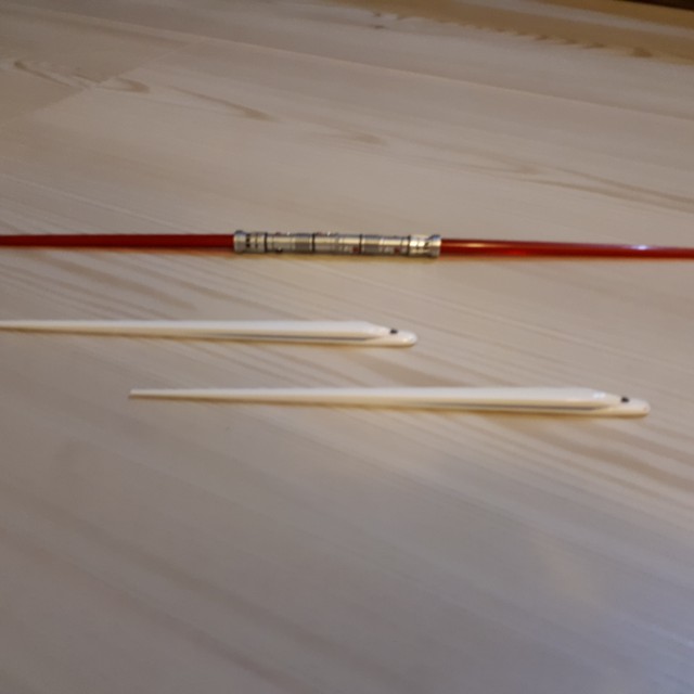Unique Novelty Chopsticks 2 pairs 1) Star Wars Darth Maul Lightsaber 2