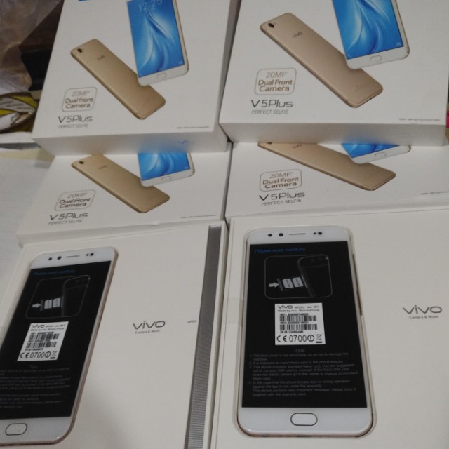 Vivo V5 Plus Brand New Fullset With Box Under Warranty Mobile Phones Tablets Android Phones Others On Carousell