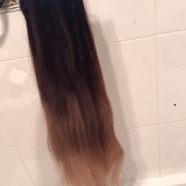 Zala 24 Inch Human Hair Extensions Ombre Brown To Blonde Health