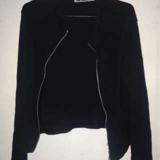 Reference Point black cardigan