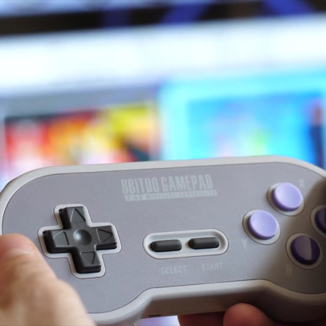 8bitdo SNES mini wireless controller, Video Gaming, Gaming Accessories ...