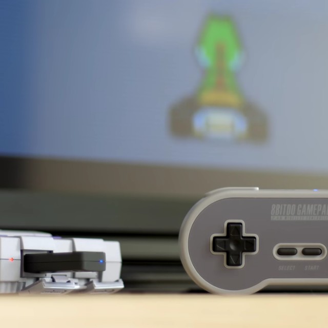 8bitdo SNES mini wireless controller, Video Gaming, Gaming Accessories ...