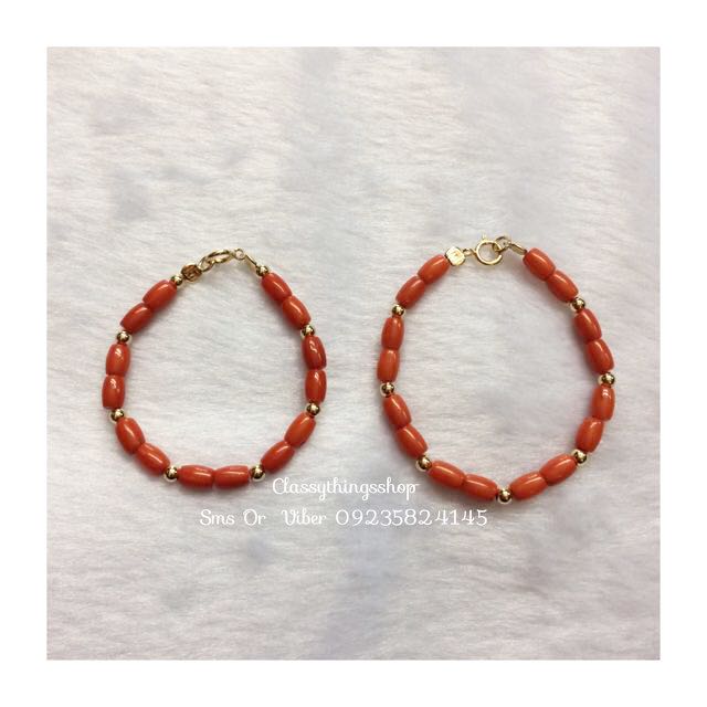 Chinese coral bracelet for baby meaning hot sale